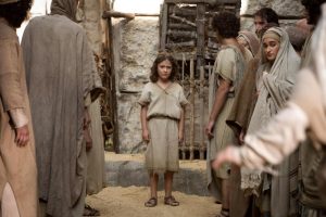  a scene from the movie "The Young Messiah."