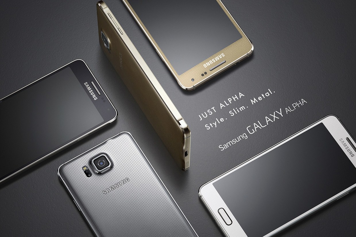 Samsung Galaxy Alpha with fresh metallic design