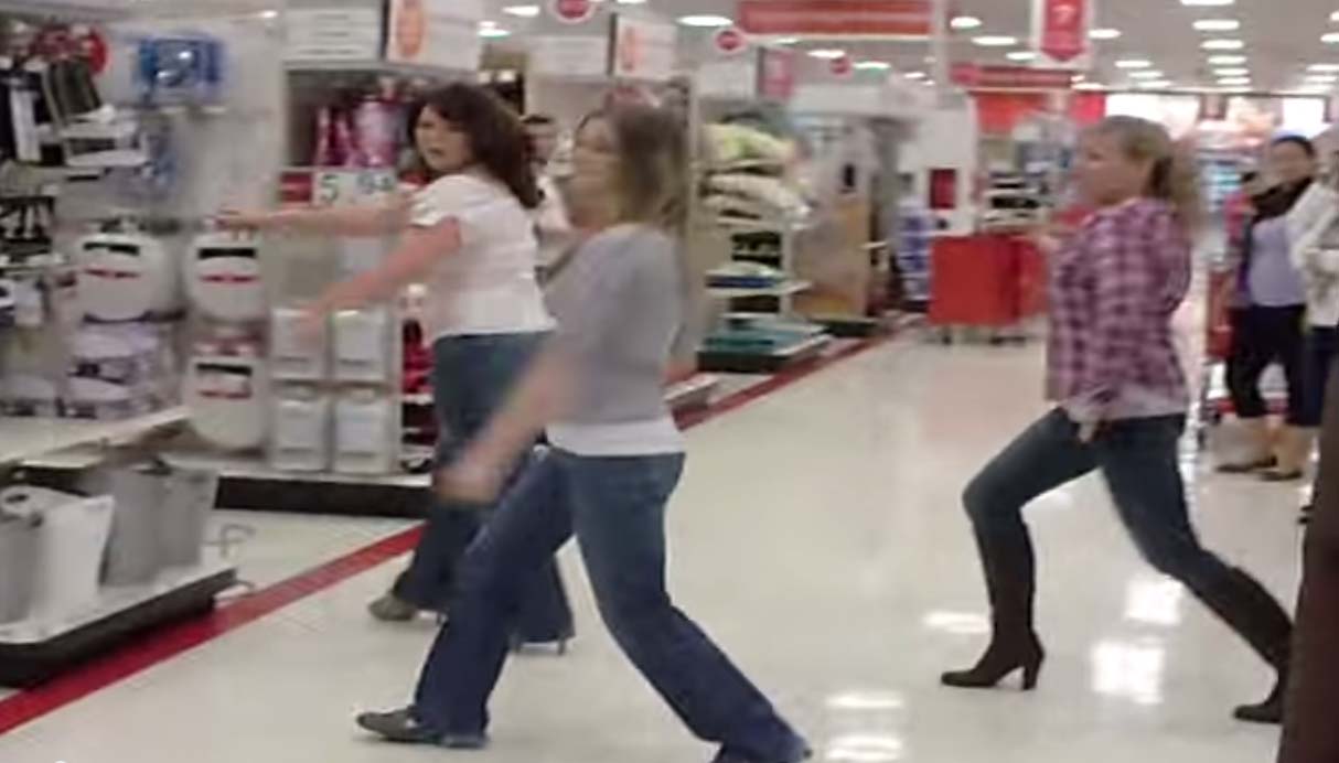 Flash Mob Wedding Proposal- Tim and Melissa inside Target