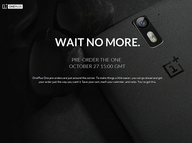 OnePlus One Mobile Pre-Orders Slated For October 27