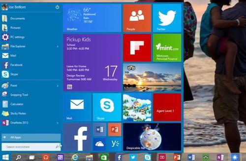 Sneak Preview: Windows 10