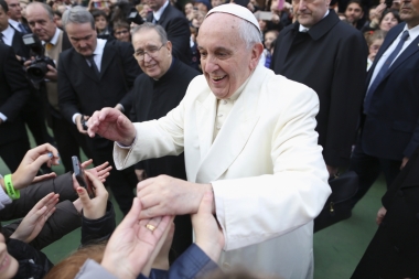 Pope Francis meets transsexual man