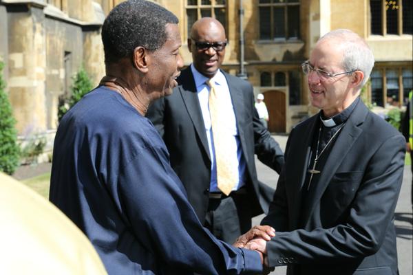 Archbishop Justin welcomes Pastor Adeboye to Lambeth Palace