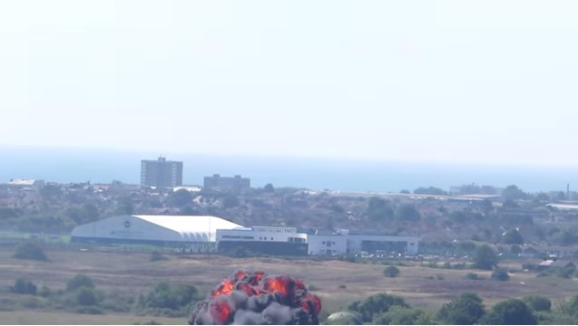 Shoreham Air Show, Sussex - Plane Crash