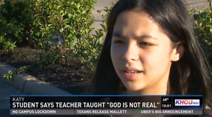 It Is Not a Movie, It's Really Happening: School Teacher Threatens ToFail Student For Not Denying Her Faith in God