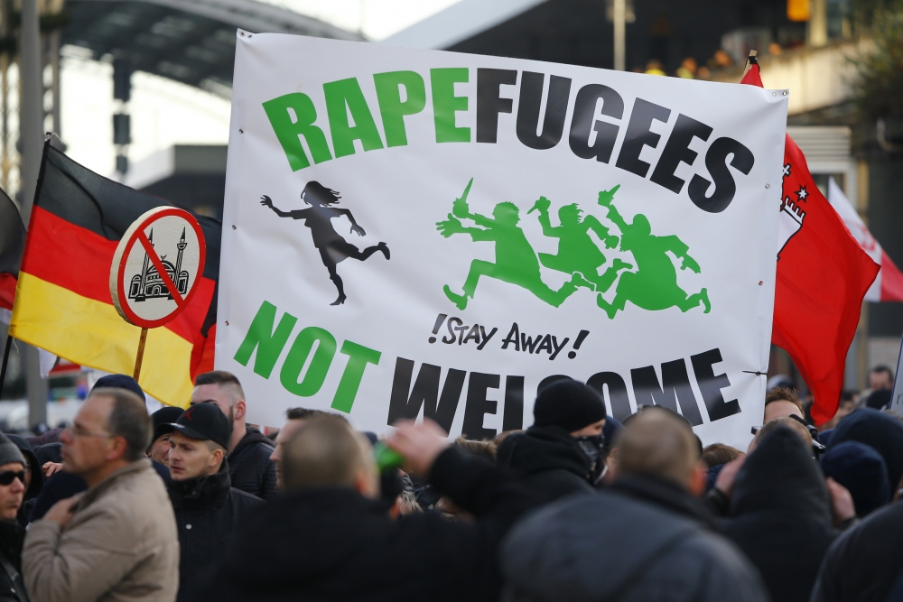 ‘Rapefugees Not Welcome:’ Mass Protests Flare in Germany Over Gang Sex Assaults