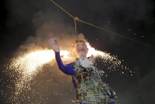 Donald Trump ‘Judas’ Effigies Burned by Mexican Christians Celebrating Easter