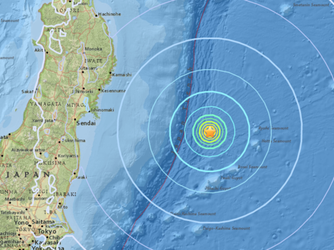 6.1 Earthquake Hits Off Coast of Japan