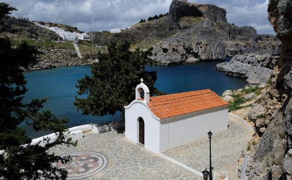 Famous Greek church may ban weddings after couple took inappropriate photo