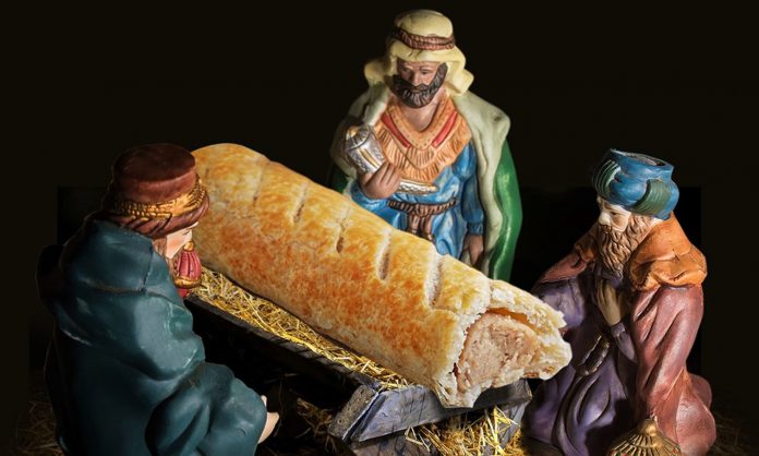 Greggs depicts Jesus as a sausage