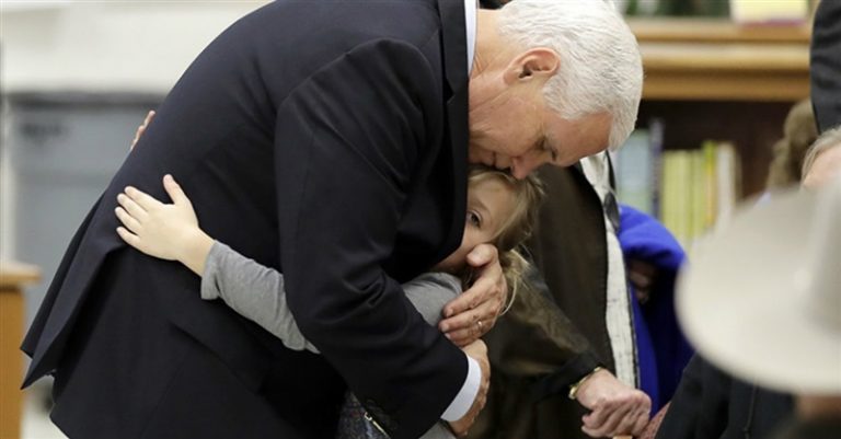 Pence Tells Grieving Town ‘Faith is Stronger Than Evil’