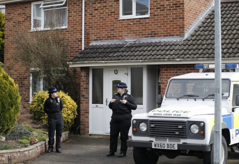 British Police Say Russian Former Spy Were First Poisoned at Their Front Door