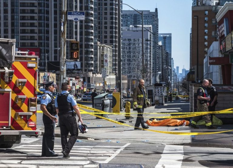 9 Dead, 16 Injured in Van Ramming on Toronto Street; Driver in Custody