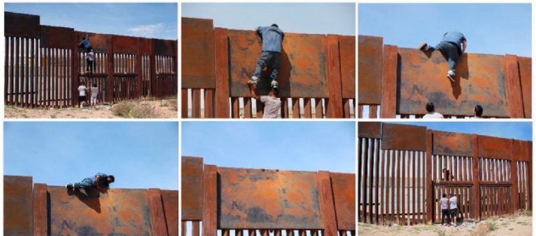 Mexican Man Gets Help to Jump Border Wall in 2 Minutes: Friend Says, ‘He Was Taking Forever; Many People Can Get Across in 1 Minute’