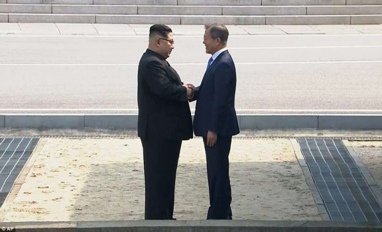 North Korean President Makes Historic Crossing Into South Korea, Meets With S. Korean President