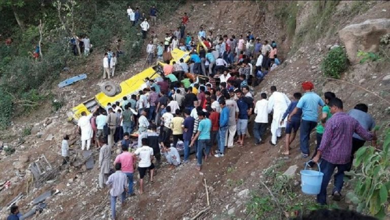 Tragic: 30 Dead, Including 27 Children, After School Bus Plunges Off Cliff in India