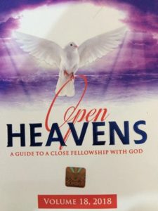 Open Heavens 9 May 2018 Wednesday daily devotional by Pastor E. A. Adeboye – Weapons of Spiritual Warfare