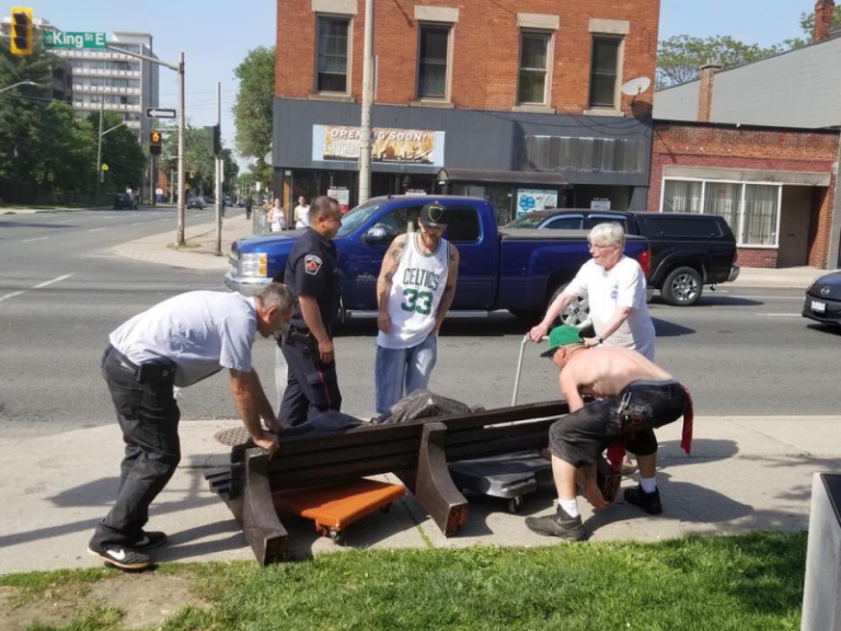 Homeless Jesus Statue Stops Truck From Crashing Into Pedestrians