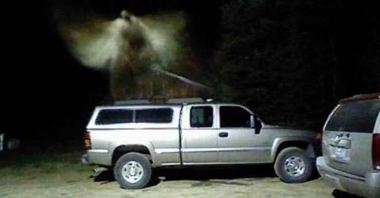 Security Camera Appears to Have Captured a Guardian Angel