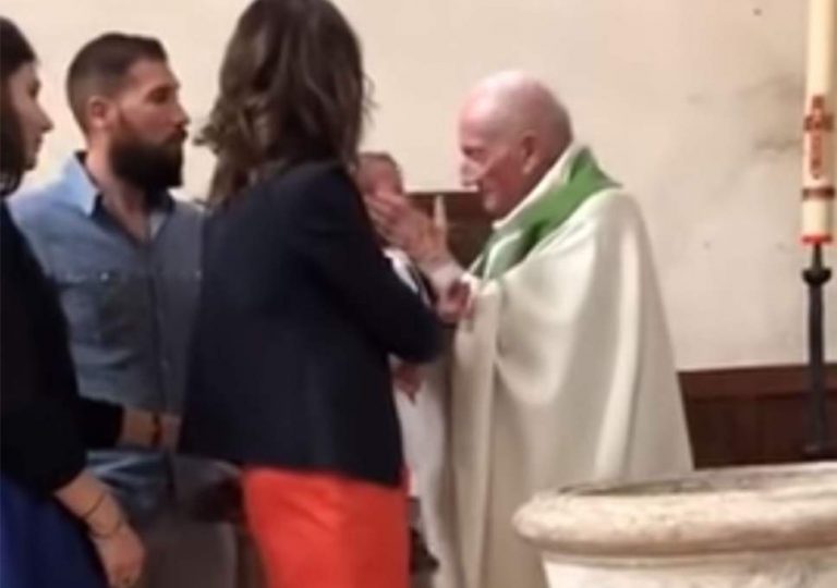 French Priest Slaps Crying Baby During Baptism – Urban Christian News
