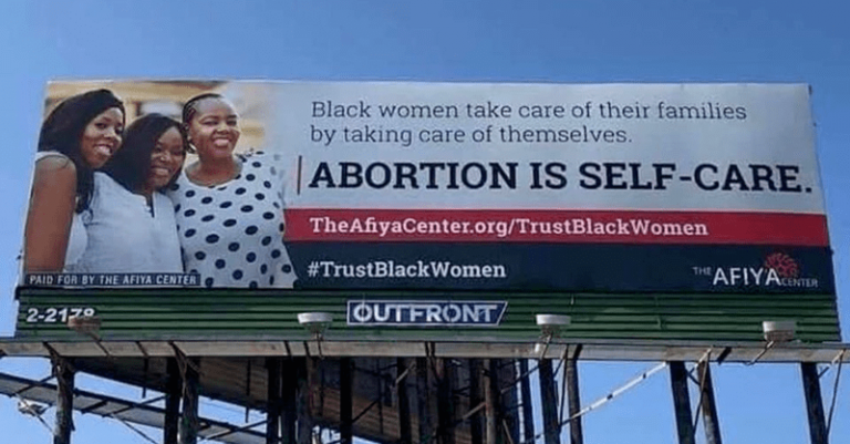 Dallas Billboard Urges Black Women to Get an Abortion