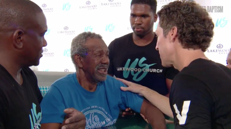Joel Osteen’s Lakewood Church Draws Visitors From All Over the World to Get Baptized