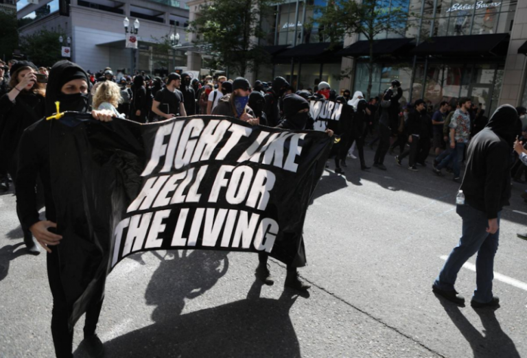 LGBT, Antifa Groups Protest Worshipers at Texas Church That Upholds Biblical Views on Sexuality