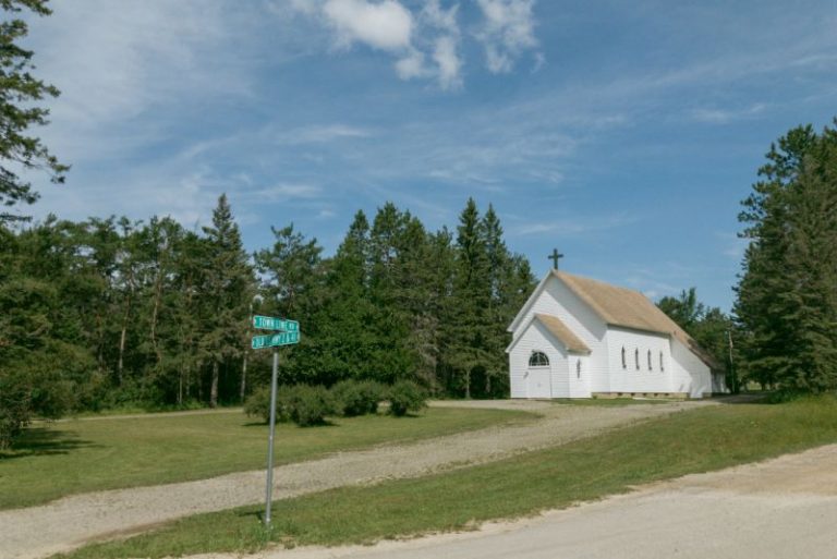 An Old, Locked Up Church in the Middle of Nowhere