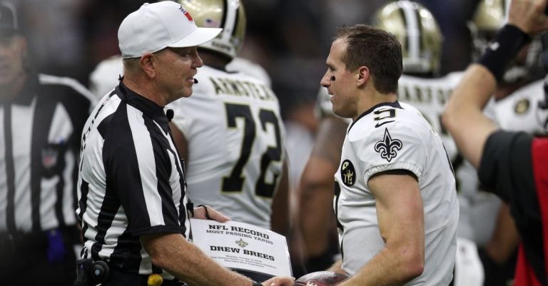 Saints QB Drew Brees Sets NFL Record, Says, ‘God Has Equipped Us for Great Works’