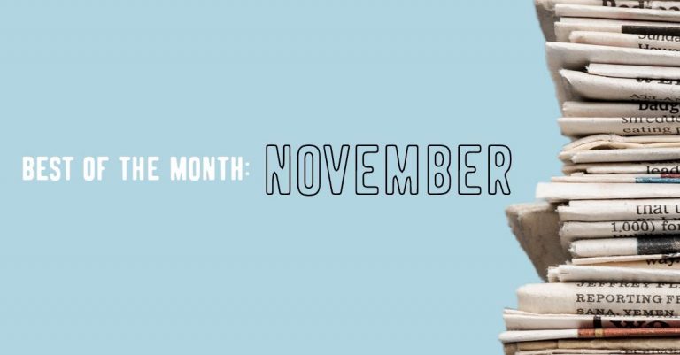 Best of the Month: November’s Top Ten News Stories