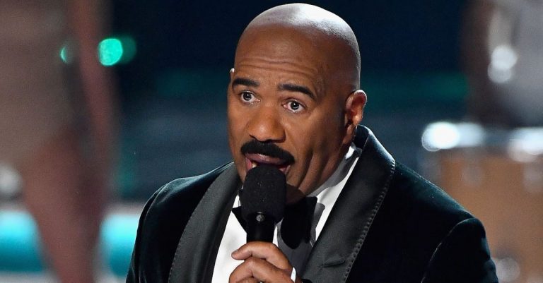 ‘It’s Time to Get in Touch with God’: Steve Harvey Brought to Tears after Gospel Singer Prophesied over Him