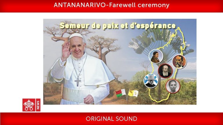 Pope Francis Depart Madagascar Antananarivo-International Airport | Departure Ceremony