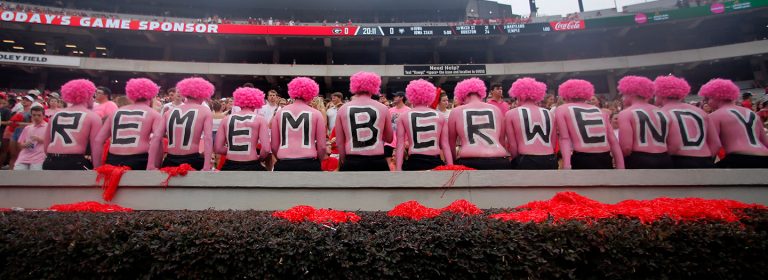 Why Georgia fans wore pink Saturday: The power of the past to change the future