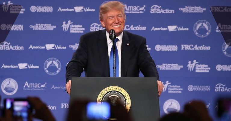 ‘Our Rights Come from God Almighty:’ President Trump Reassures Christians at Values Voter Summit