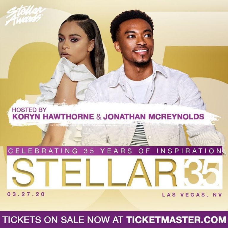 35th Stellar Gospel Music Awards Nominations Announced Koryn HawthorneandJonathan McReynolds to Host Ceremony March 27that Orleans Arena in Las Vegas