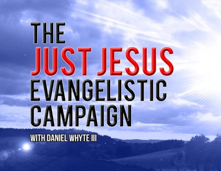 Glory Be to God By the Grace of God Daniel Whyte III Will Be Preaching the 1000th Message in the Just Jesus Evangelistic Campaign Live Today Sunday January 26th 2020 at 2PM EST 1PM CST