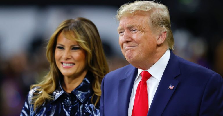 President Trump, First Lady Receive Warm Welcome at College Football Playoff National Championship Game