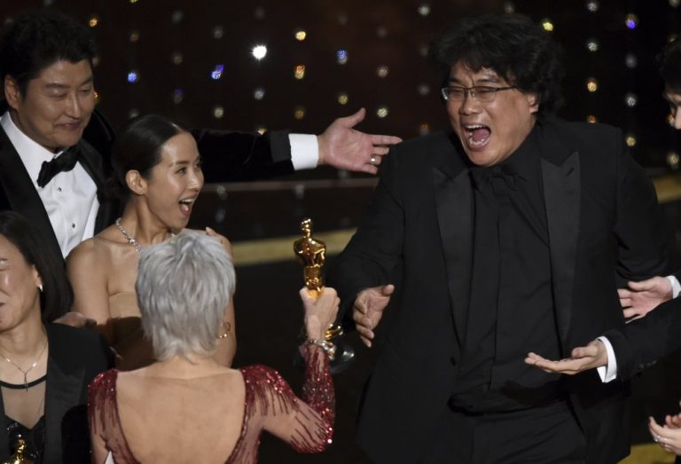 In a win for the world, ‘Parasite’ takes best picture Oscar