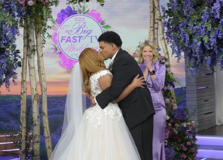 After Viral Proposal, Youth Pastor Marries High School Sweetheart on ABC’s ‘Strahan, Sara, & Keke’