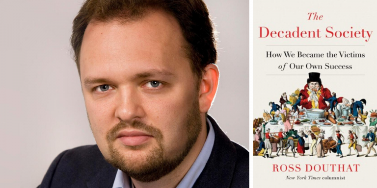 David Moore Interviews Ross Douthat on New Book ‘The Decadent Society: How We Became the Victims of Our Own Success’