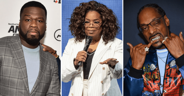 Snoop Dogg and 50 Cent Mock Oprah Winfrey After Fall on Stage During Her 2020 Vision Tour