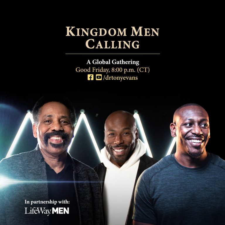 WATCH: Tony Evans to Host Online “Kingdom Men Calling” Event on Good Friday Urging Men to Covenant With God to Help Heal the Nation