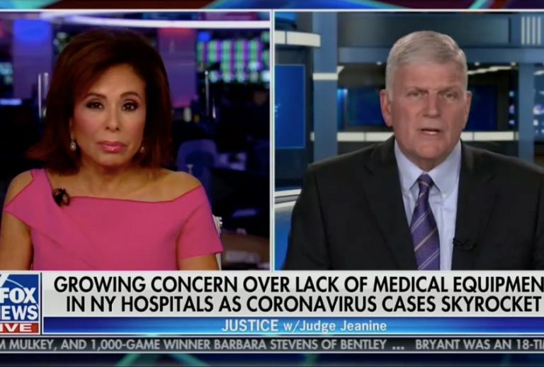 WATCH: Franklin Graham Says Coronavirus Pandemic is the ‘Result of a Fallen World’ That Has ‘Turned Its Back on God’ and Encourages People to ‘Pray and Ask God for Help’