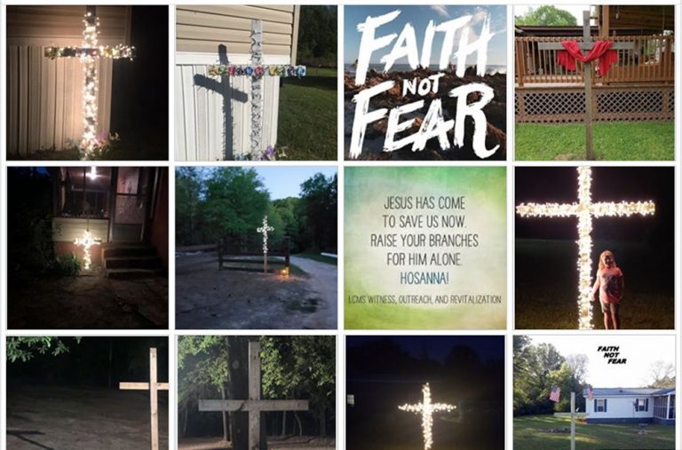 Faith Not Fear Crosses Bring Supporters and Critics