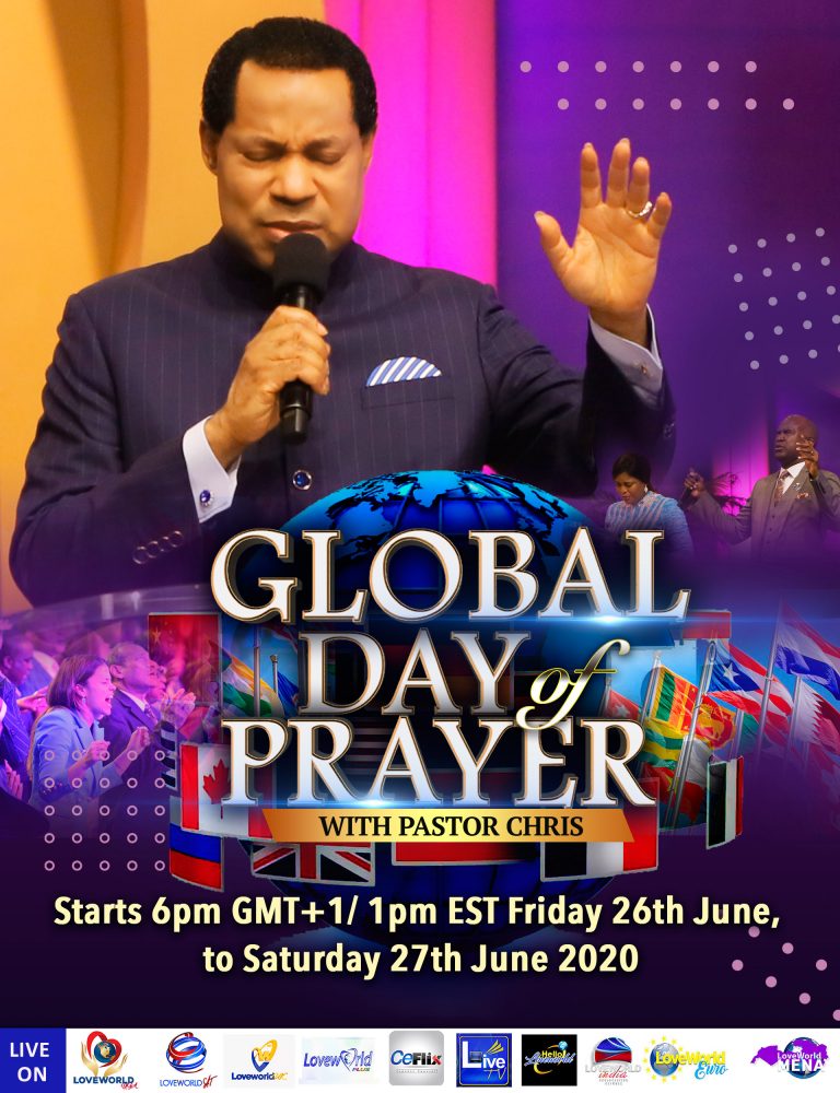 Global Day of PRAYER with Pastor Chris 2020