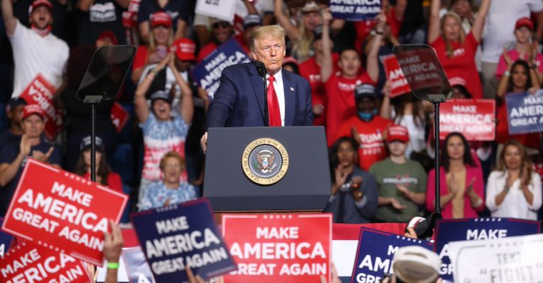 At Rally, Trump Warns that Biden Will ‘Subsidize Late-Term Abortion,’ Appoint ‘Radical’ Judges
