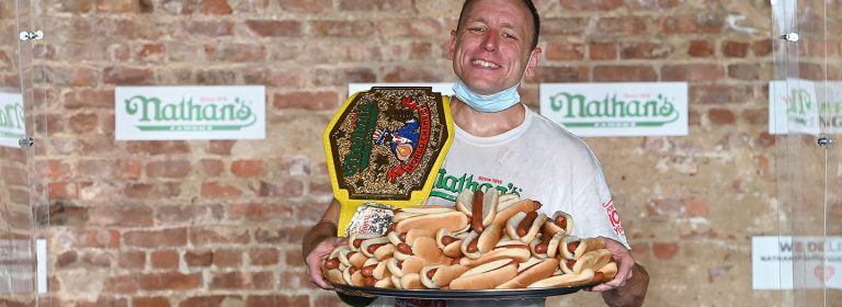 Joey Chestnut wins the Mustard Yellow Belt: A July Fourth like no other and the way to be a nation God can bless