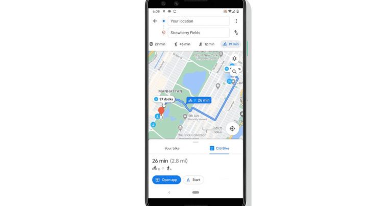 Google Maps now shows cycling routes using docked bike-sharing schemes – The Verge