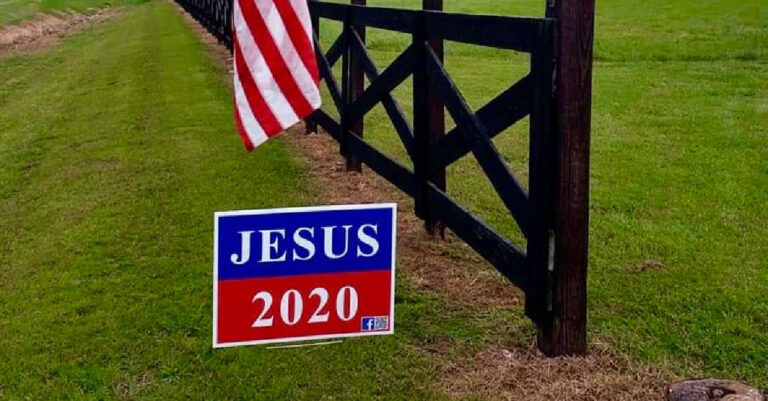 ‘Jesus Is Always the Winner’: Thousands Order ‘Jesus2020’ Signs ahead of Election