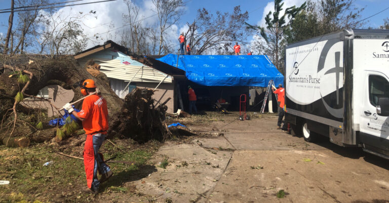 Samaritan’s Purse, Operation Blessing Head to Gulf Coast to Help Rebuild following Hurricane Laura